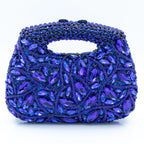 Women's Luxury Rhinestone Top Handle Evening Clutch Bag