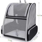 Large Capacity Pet Backpack Carrier for Cats Dogs