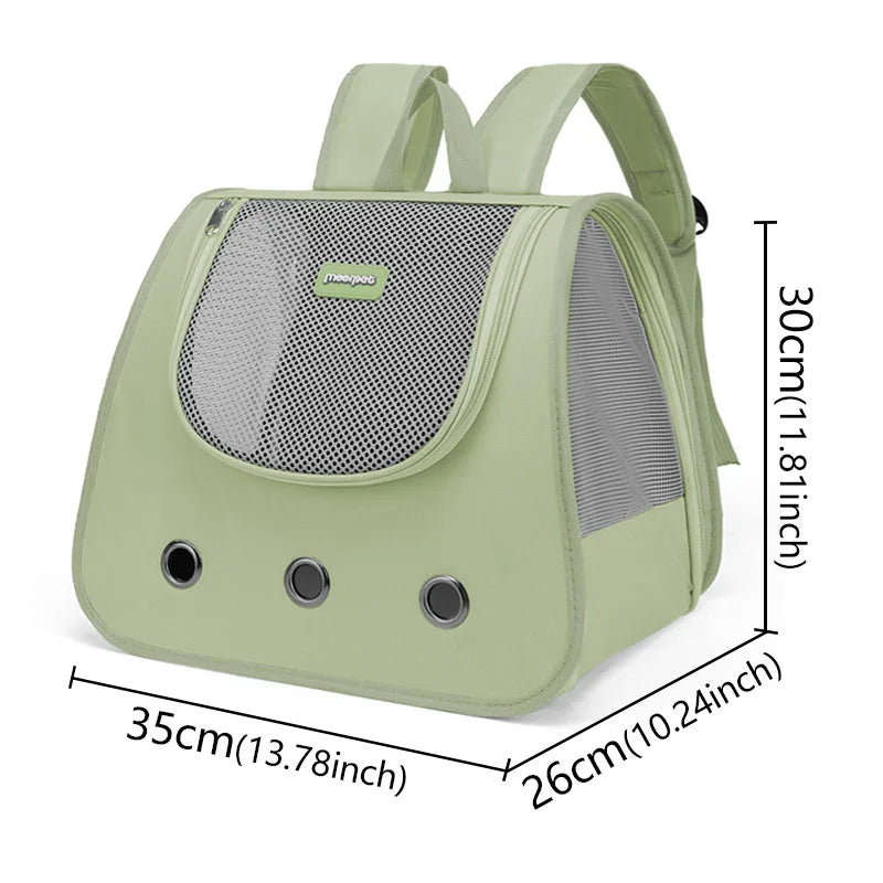Portable Breathable Pet Carrier Backpack for Cats Dogs