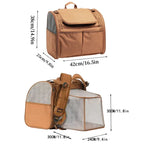 Expandable Breathable Pet Carrier Backpack for Cats Dogs