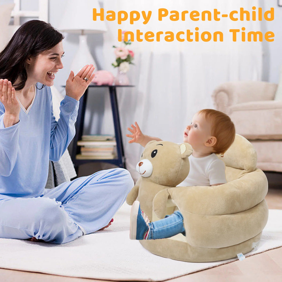 Plush Animal Baby Floor Learning Support Seat Chair