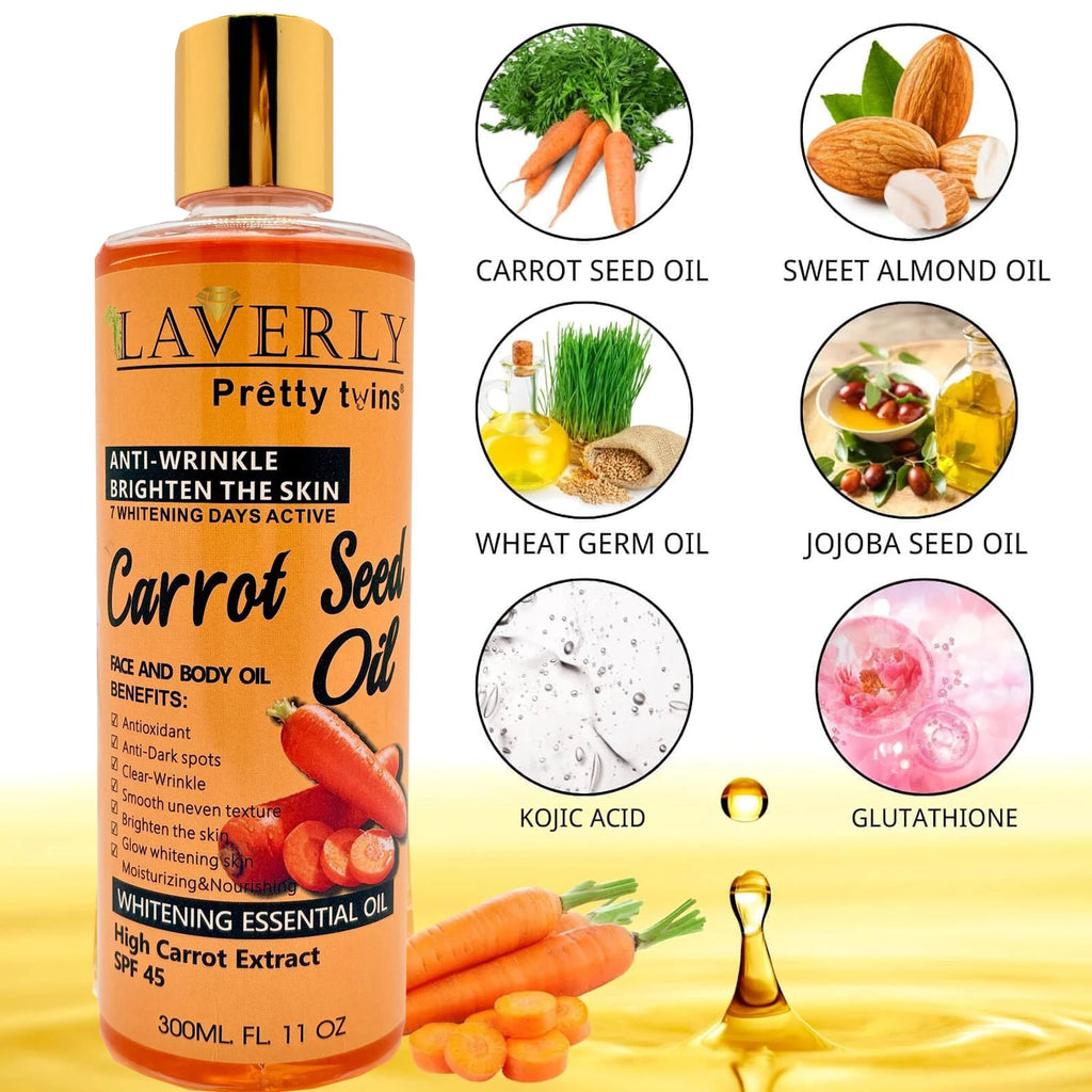 Carrot Beta-Carotene Moisturizing Body Gel Oil