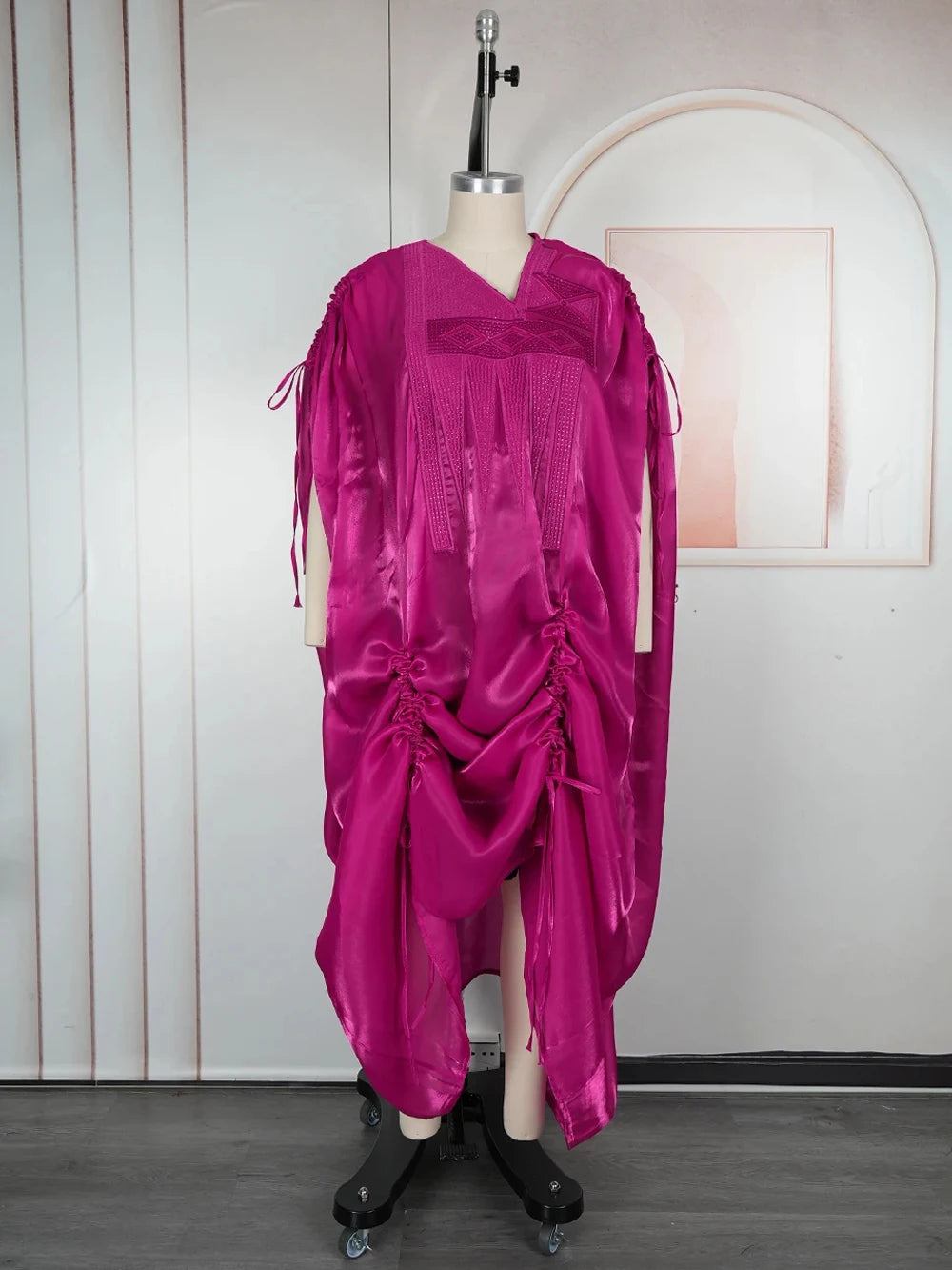 Women's African Traditional Kaftan Abaya Evening Long Dress