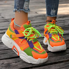 Women's Breathable Mesh Platform Sneakers