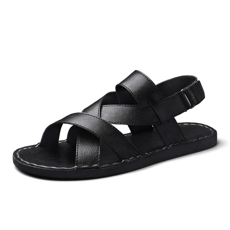 Men's Luxury Genuine Leather Outdoor Walking Sandals