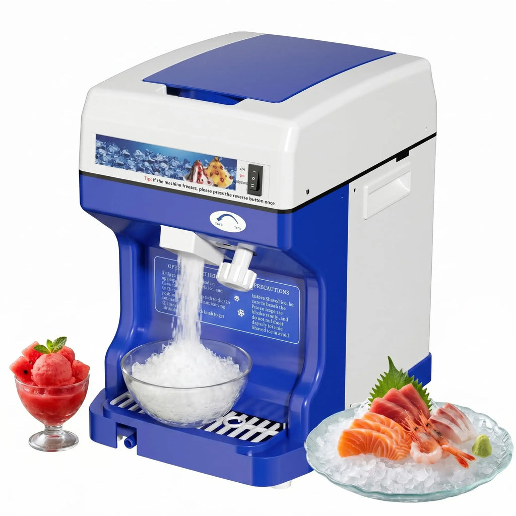 Commercial Electric Shaved Ice Machine and Snow Cone Maker