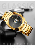 Men's Luxury Business Alloy Steel Quartz Wristwatch