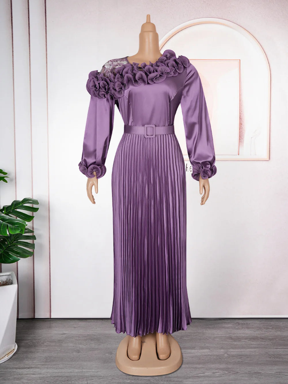 Women's Elegant Dashiki Ankara Long Maxi Dress