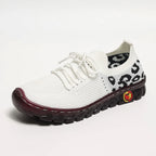 Women's Mesh Breathable Lace-Up Walking Sneakers A666