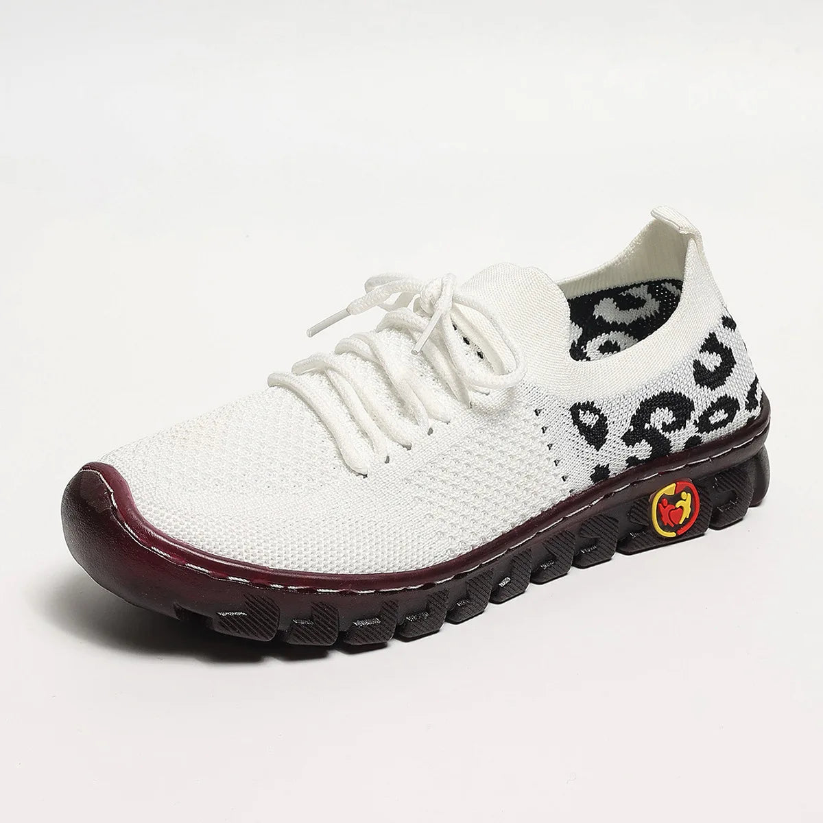 Women's Mesh Breathable Lace-Up Walking Sneakers A666