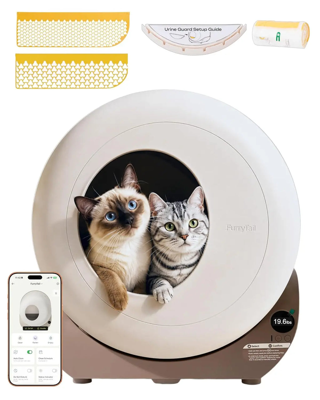 Automatic Self Cleaning Cat Litter Box for Cats