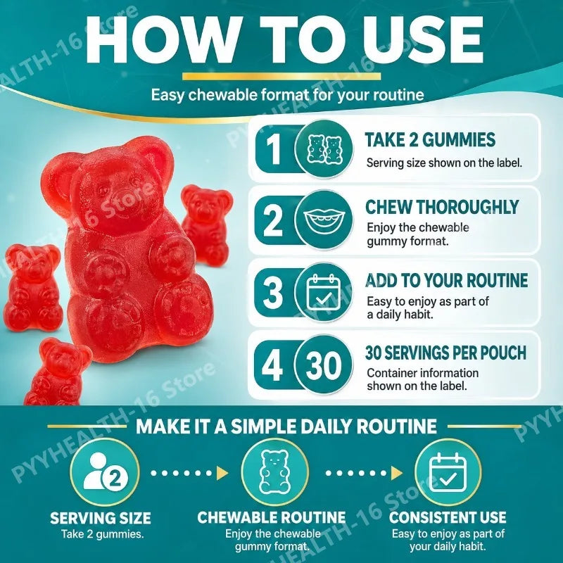 Zeolite Kids Detox Immune Support Dietary Supplement Gummies