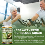 Bitter Gourd & Ginseng Blood Sugar Metabolic Support Dietary Supplement Capsules