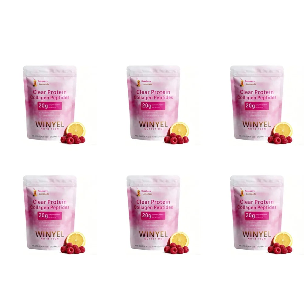 Clear Protein Collagen Peptides Powder Raspberry Lemonade