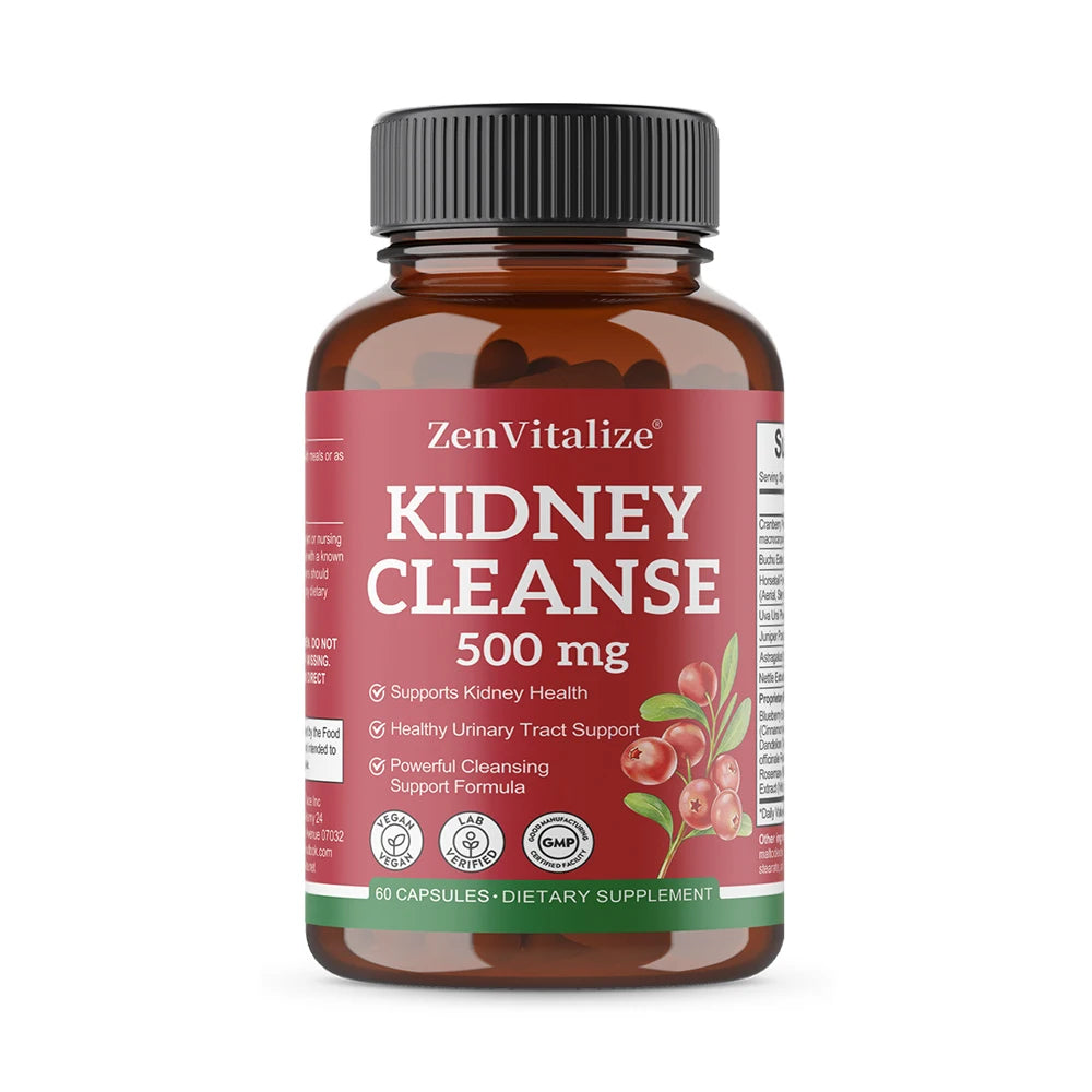 Kidney Cleanse Capsules with Cranberry Extract