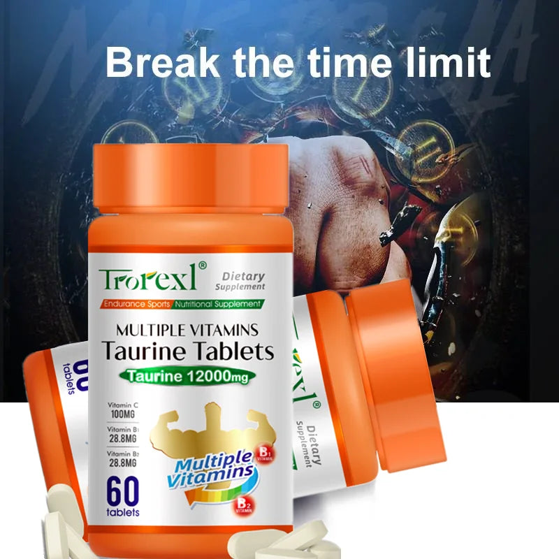 Taurine Multivitamin Tablets for Energy & Fatigue Relief