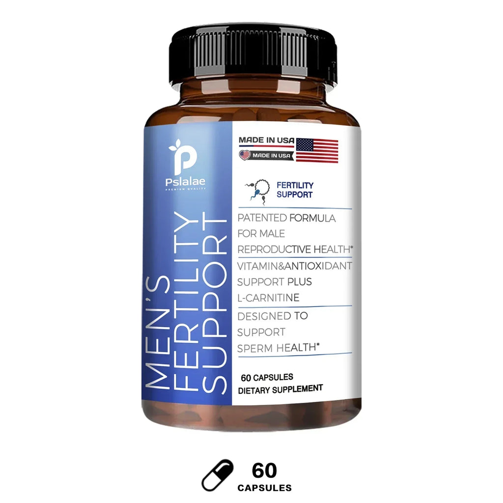 Male Fertility Support Reproductive Health Energy Dietary Supplement Capsules