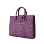 Women's Alligator Pattern Leather Handbag Crossbody Bag