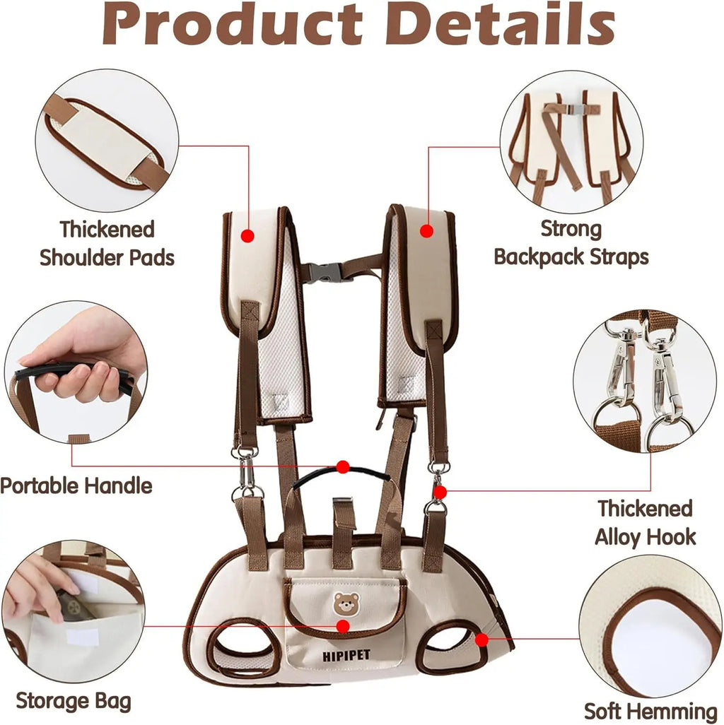 Portable Breathable Multi-Functional Pet Carrier Backpack for Cats Dogs