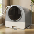 Ventilated Enclosed Cat Litter Box for Cats
