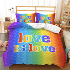Rainbow Pride Duvet Cover Set with Pillowcases