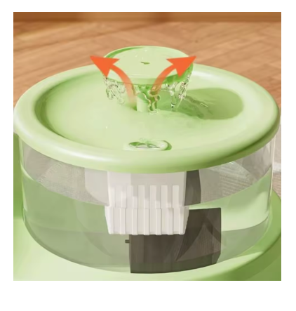 2-in-1 Pet Water Fountain & Food Feeder – USB Charging Automatic Purifying Cat Water Dispenser, Large Capacity Quiet Drinker Bowl with Ergonomic Neck Protection