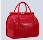 PU Leather Makeup Bag Organizer Box Cosmetic Case