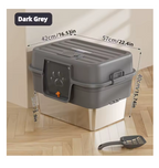XL Stainless Steel Enclosed Cat Litter House – Anti-Splash Odor Control Litter Box