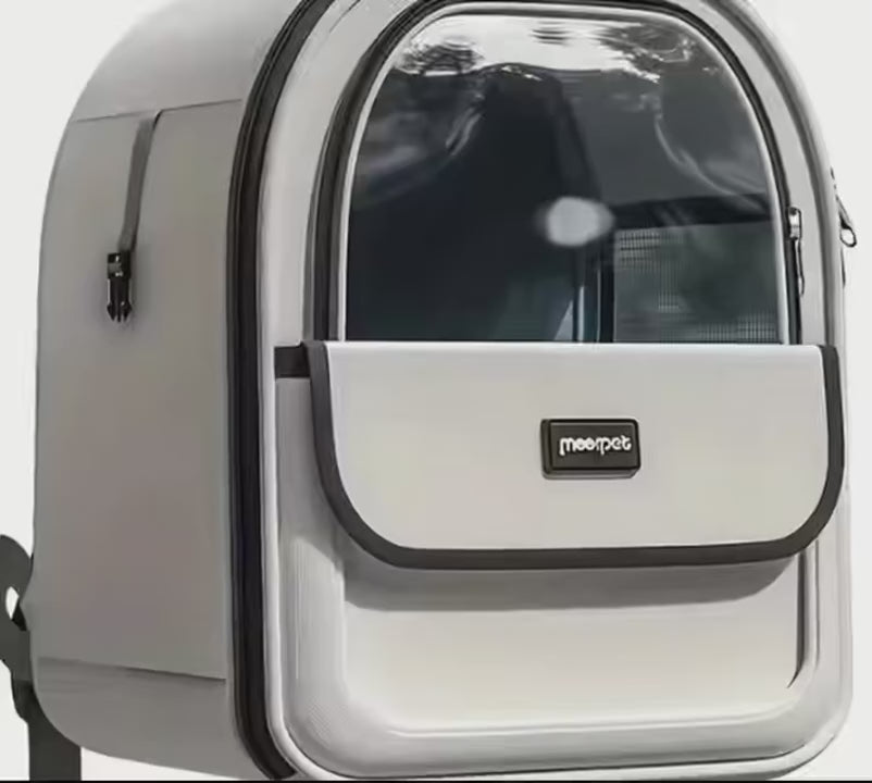 Breathable Transparent Capsule Pet Carrier Backpack for Cats Dogs