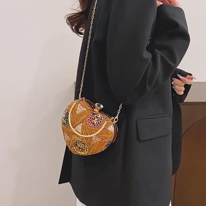 Women's Heart Shaped Acrylic Evening Clutch Bag
