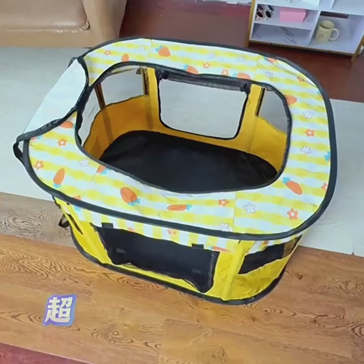 Portable Pet Playpen Folding Cage for Cats Dogs