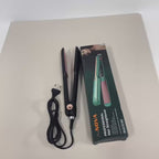 Professional 2-in-1 Hair Straightener and Curling Iron with LCD Display