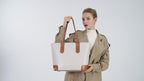 Women's Faux Leather Handbag and Crossbody Bag 4-Piece Set