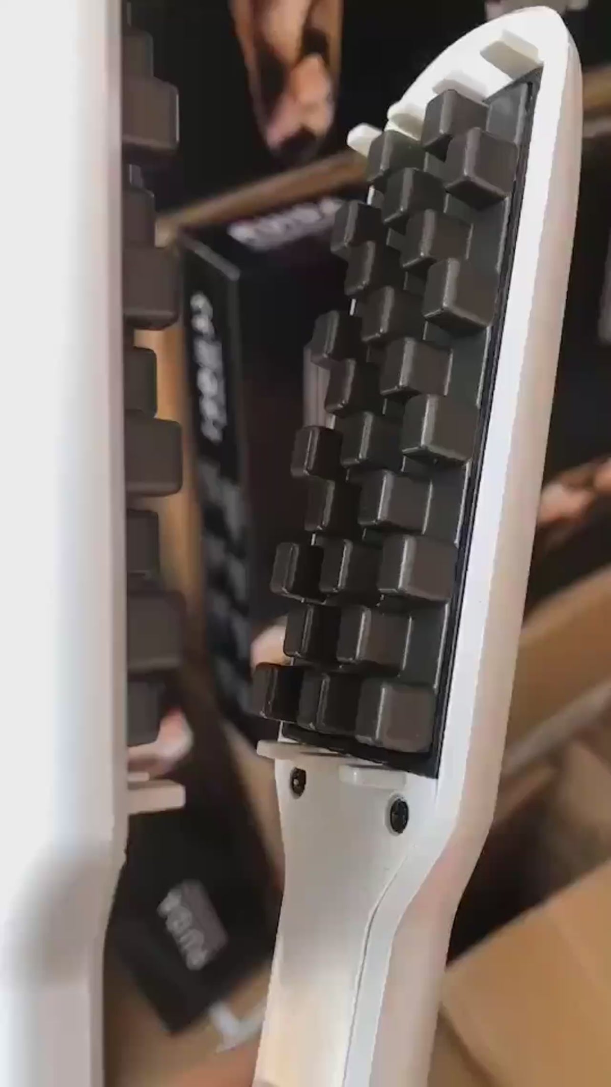 3D Grid Hair Crimper Ceramic Volumizing Waver