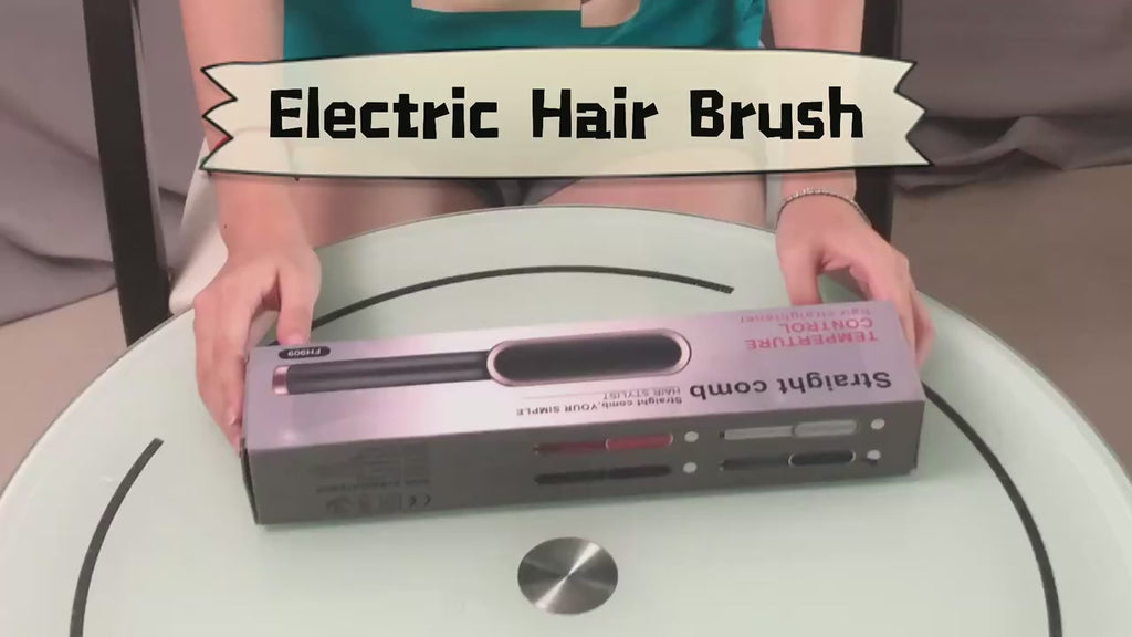 Dual-Purpose Heated Straightening and Curling Comb