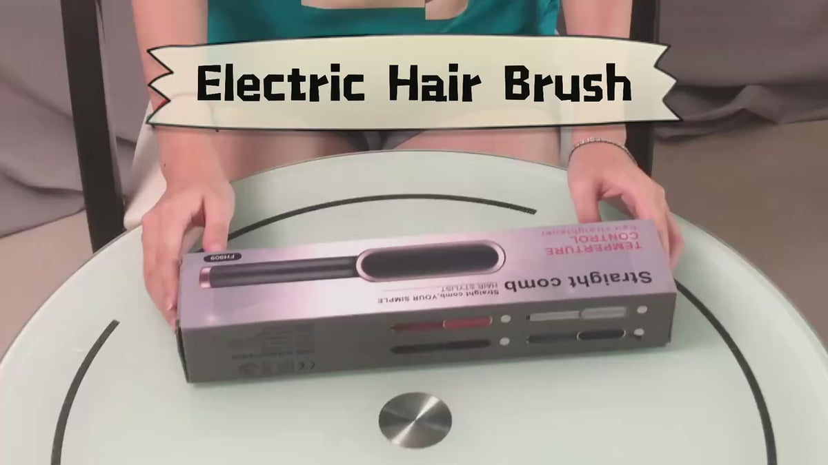 Dual-Purpose Heated Straightening and Curling Comb