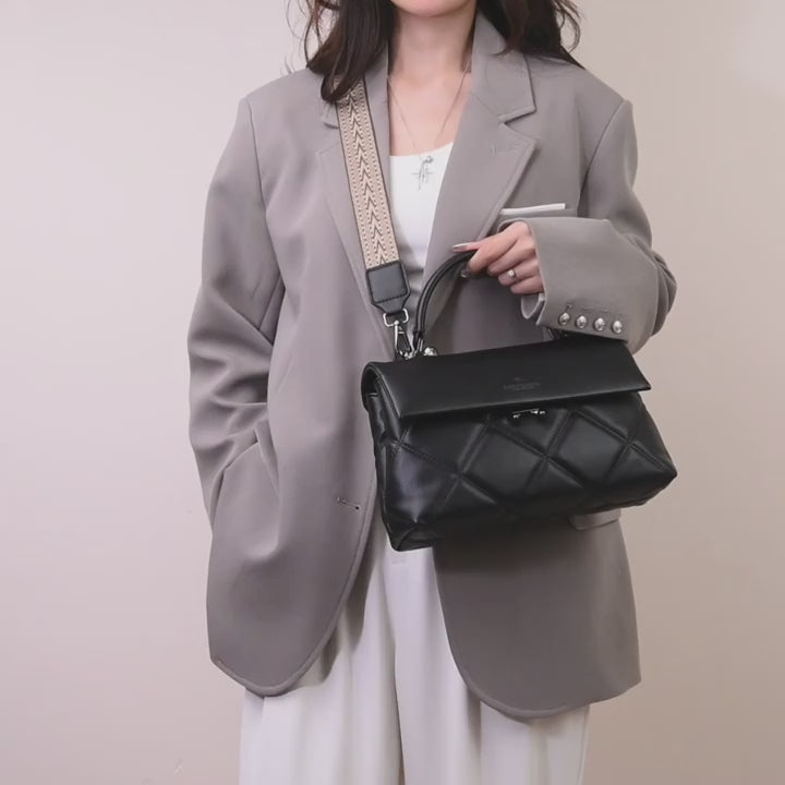 Women's Luxury Soft Leather Crossbody Shoulder Handbag