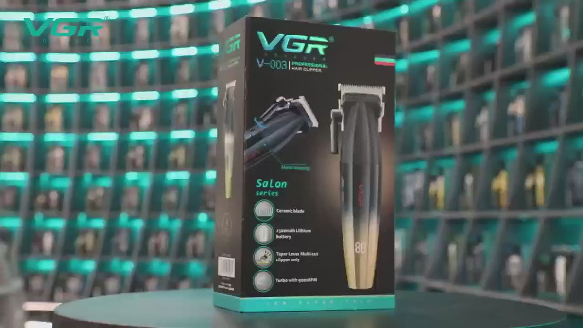 Men Professional Cordless Hair Clipper Rechargeable Trimmer Set