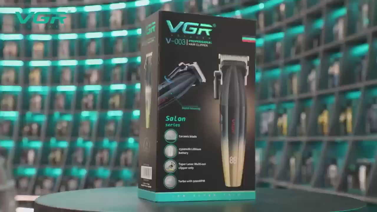 Men Professional Cordless Hair Clipper Rechargeable Trimmer Set