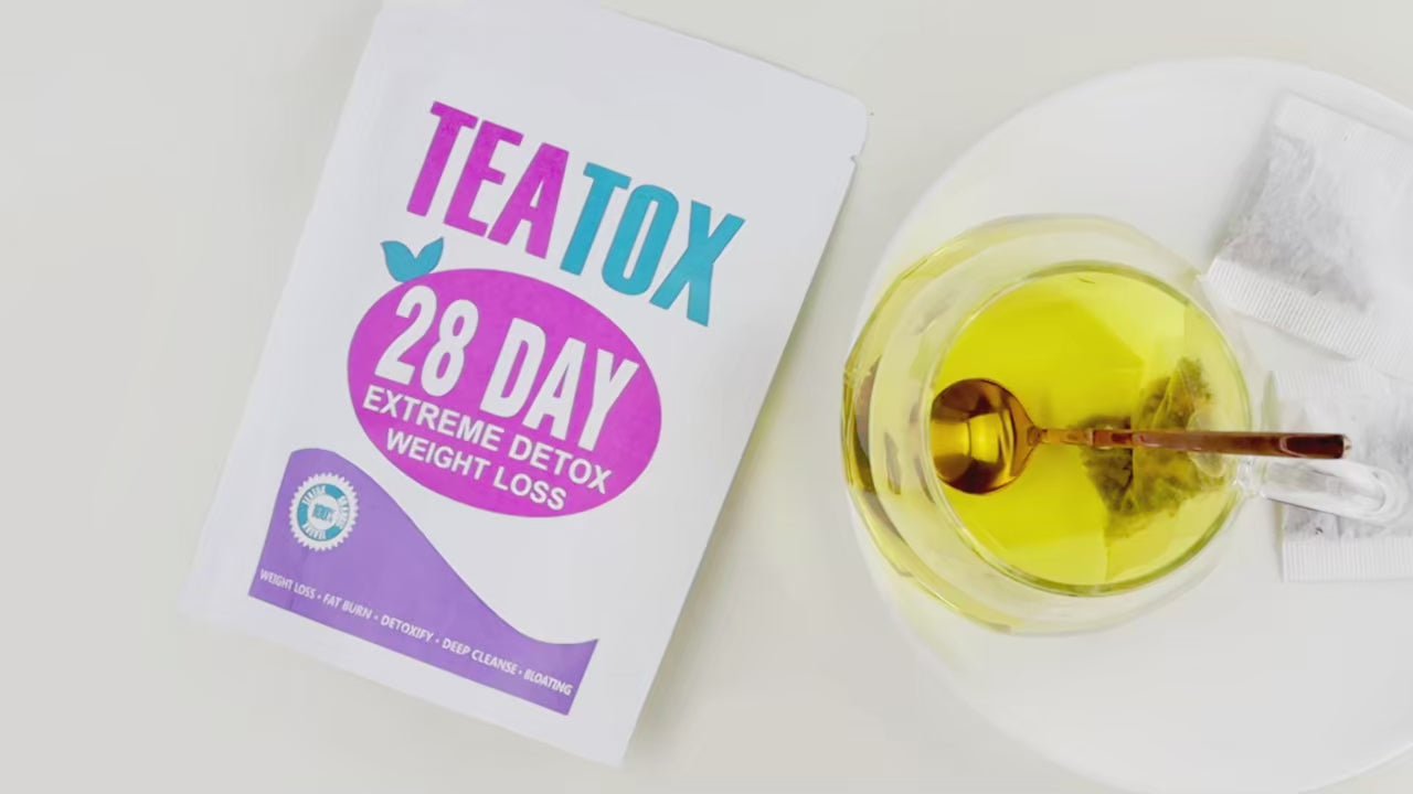 28 Day Teatox Detox Herbal Tea for Bloating Relief
